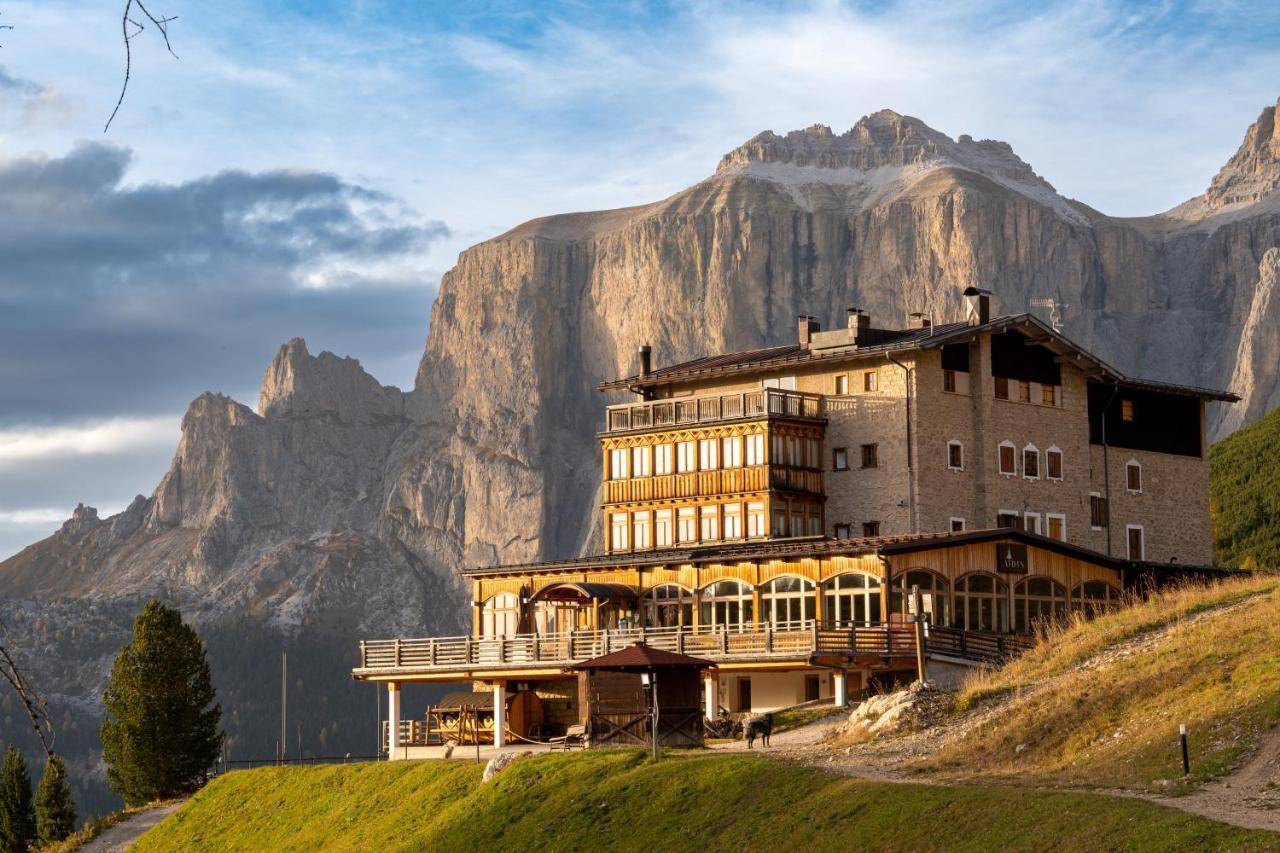 קאנזיי Hotel Pordoi Passo Pordoi Vegetarian Hotel מראה חיצוני תמונה