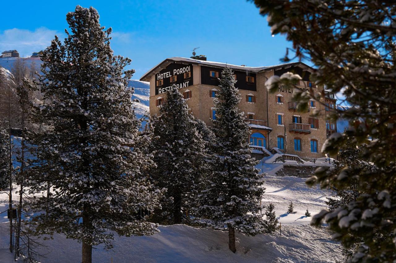 קאנזיי Hotel Pordoi Passo Pordoi Vegetarian Hotel מראה חיצוני תמונה